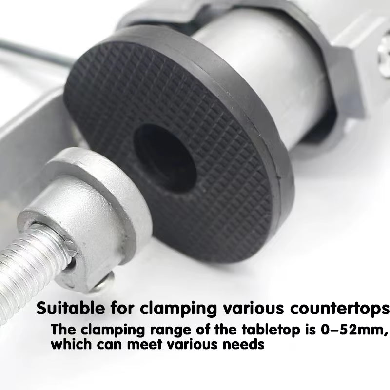 Multifunctional 360° Swivel Vise for Woodworking - Premium Aluminium Alloy Drill Stand Holder