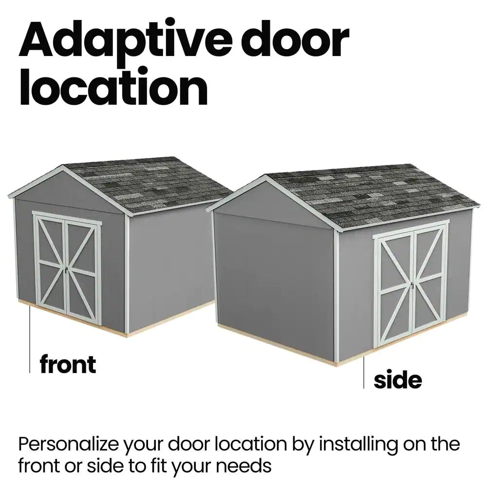 Rookwood 10x12 Ft. DIY Wood Storage Solution with Smartside and Floor System for Backyard Transformation