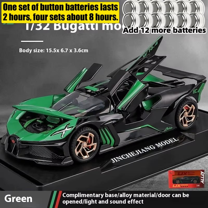 1:32 Bugatti Bolide Diecast Model Car - Premium Alloy Collectible for Display & Enthusiasts