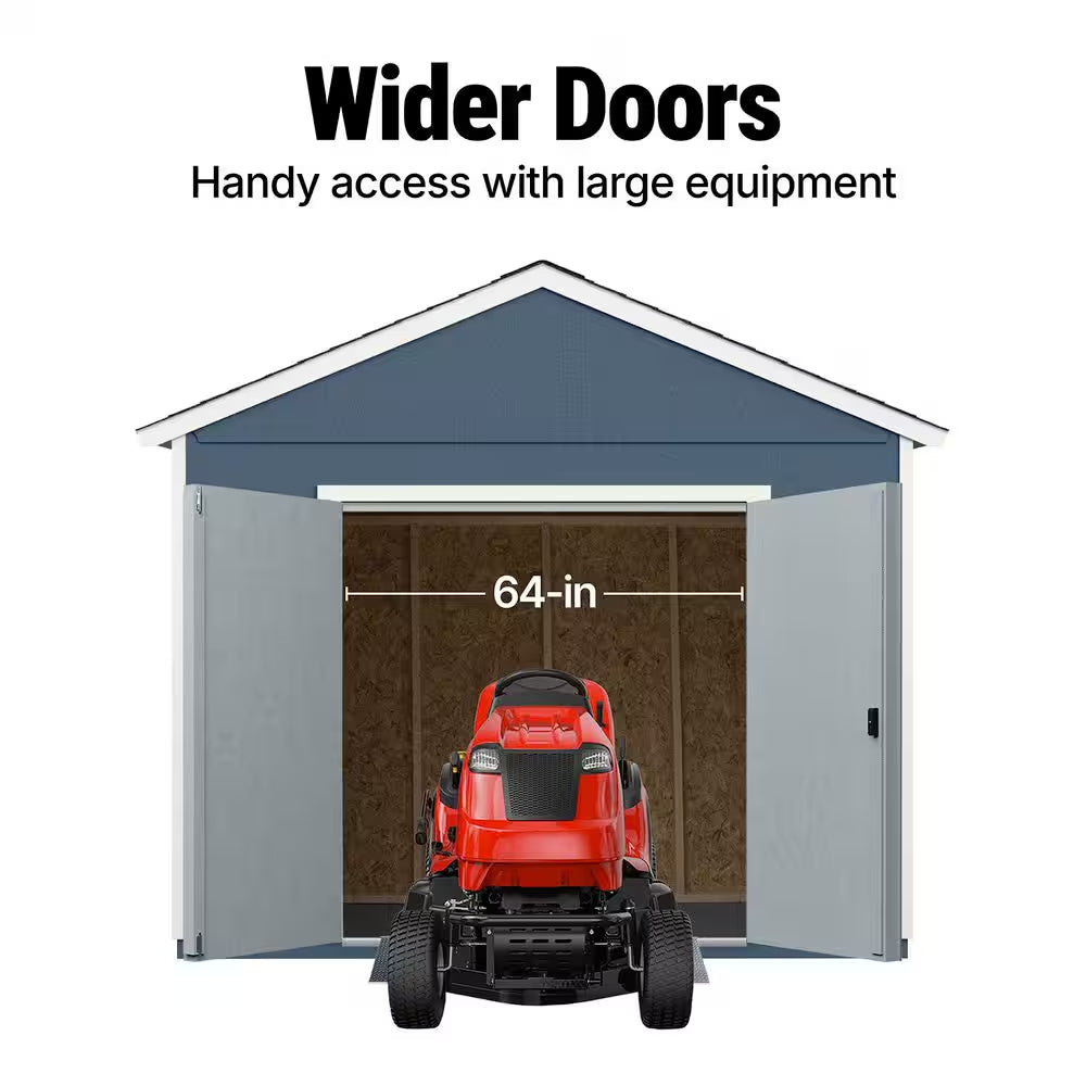 Rookwood 10x12 Ft. DIY Wood Storage Solution with Smartside and Floor System for Backyard Transformation
