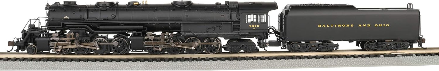 Bachmann Trains EM-1 2-8-8-4 DCC Sound Value Steam Locomotive - B&O #7623 - Later Small Dome - N Scale (80853)