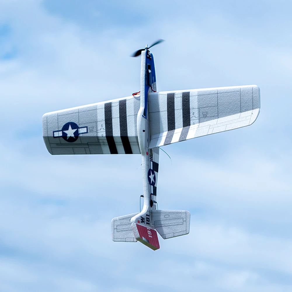 Dancing Wing E45 P-51 1000mm EPP RC Fighter Airplane Kit - Complete with Motor, Props, Servo & ESC Power Combo