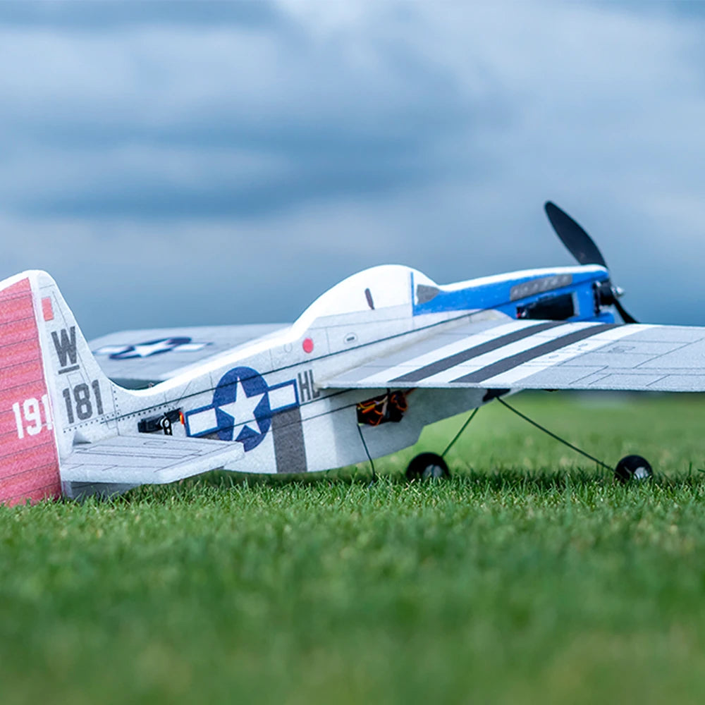 Dancing Wing E45 P-51 1000mm EPP RC Fighter Airplane Kit - Complete with Motor, Props, Servo & ESC Power Combo