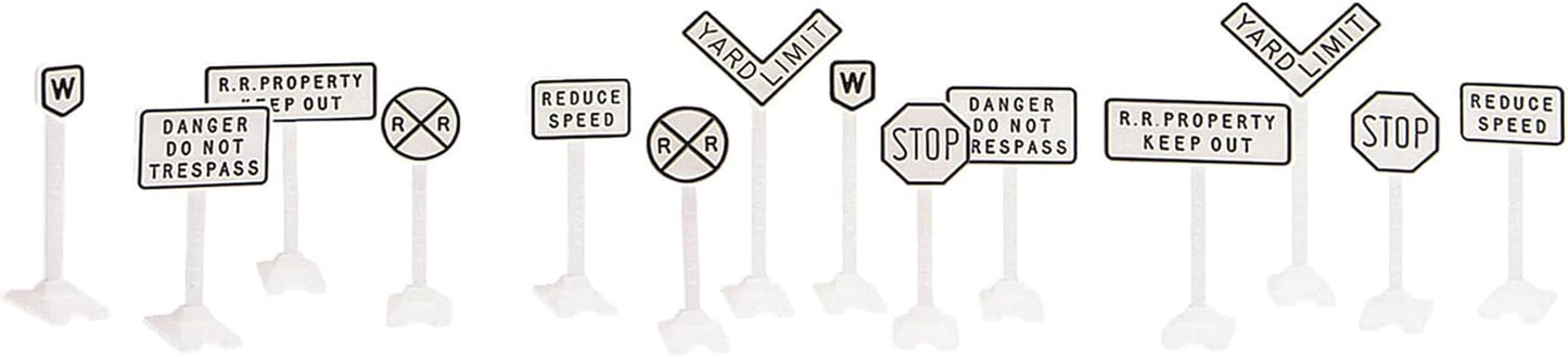 Authentic Lionel Classic Railroad Signs for Model Train Enthusiasts