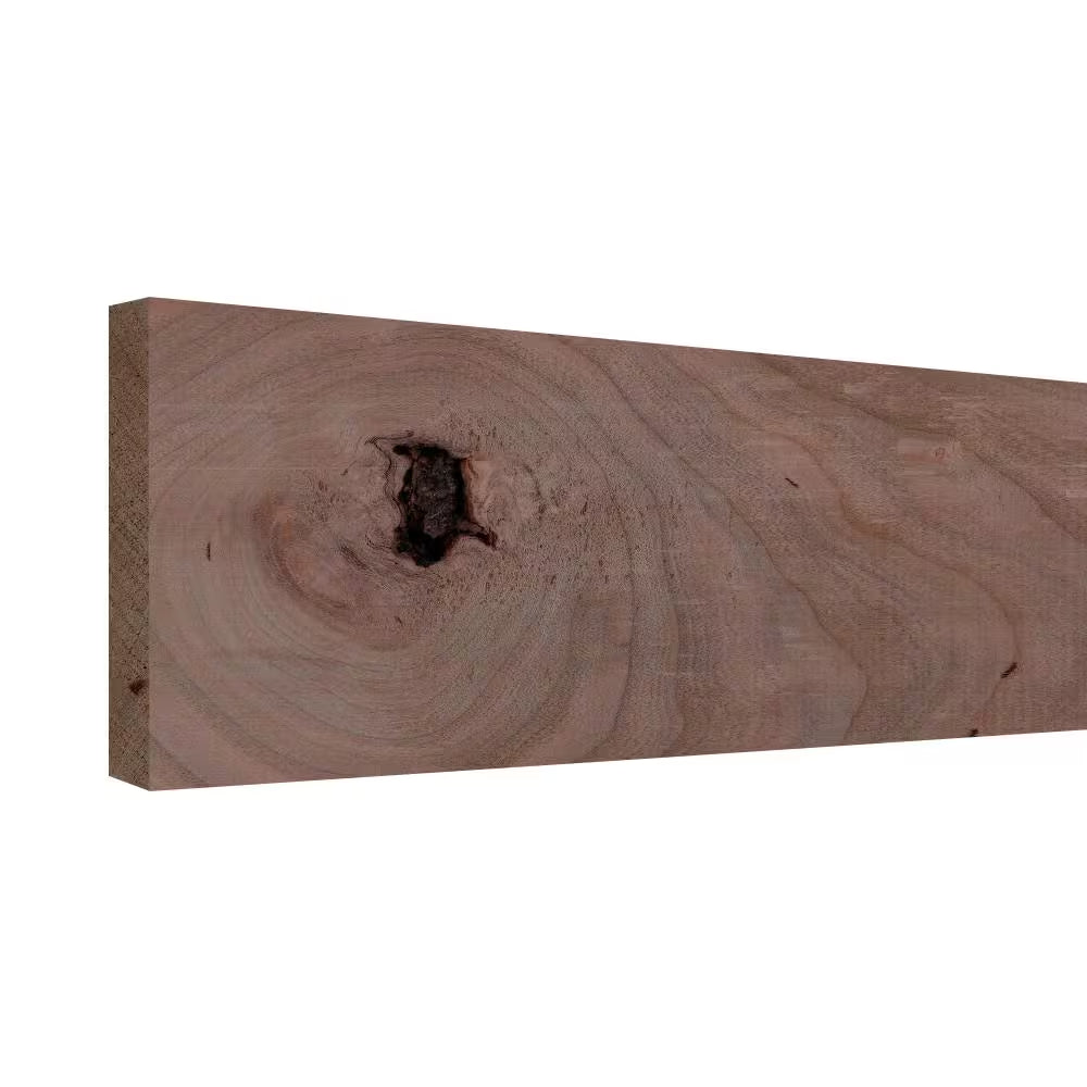 Premium Unfinished Rustic Cherry Wood Board for DIY Projects - Versatile 0.75" D x 5.5" W x 72" L