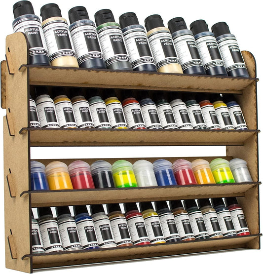 Model Paint Storage Rack for Citadel, Vallejo, Tamiya, and Army Paints