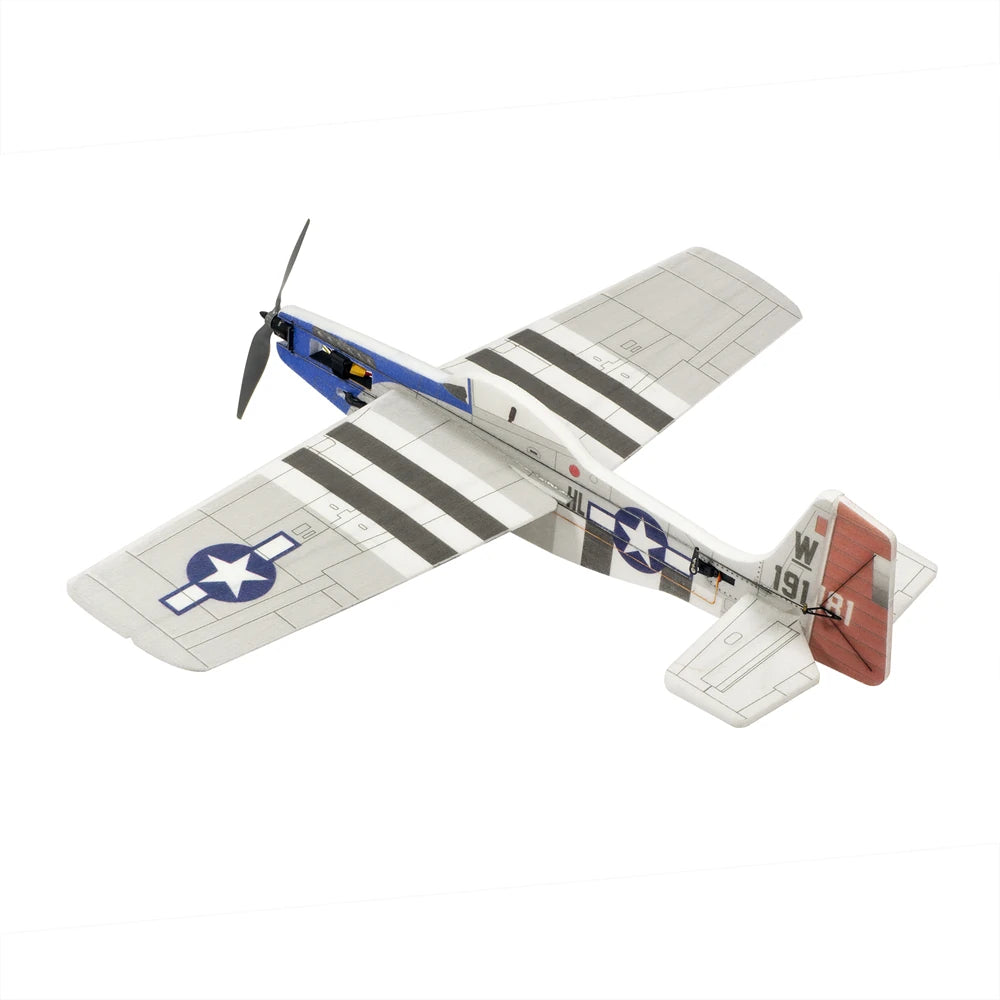 Dancing Wing E45 P-51 1000mm EPP RC Fighter Airplane Kit - Complete with Motor, Props, Servo & ESC Power Combo