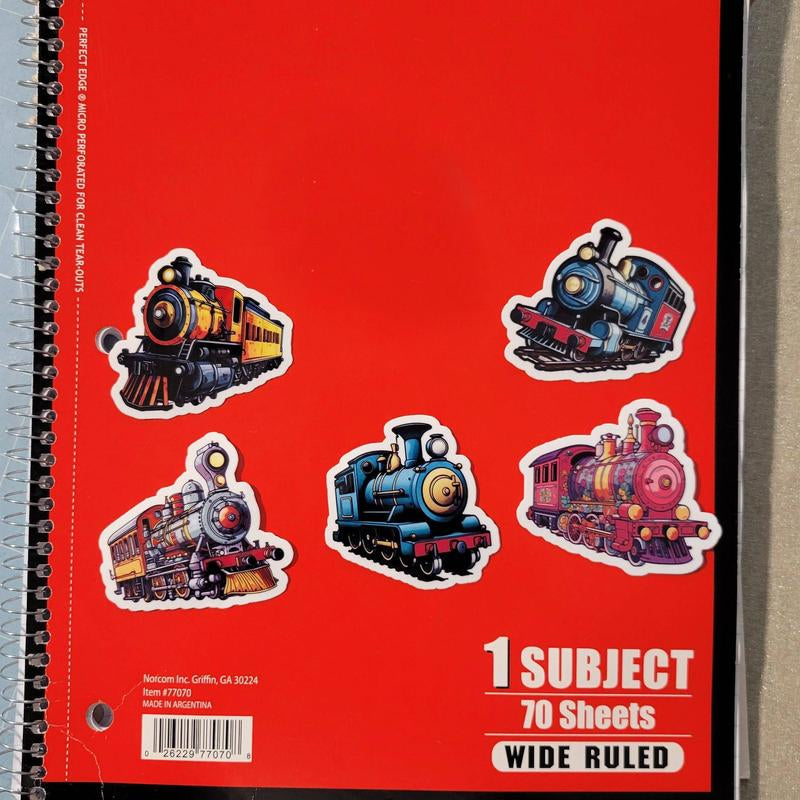 Lifetime-Lasting Vinyl Stickers: Perfect for Train Enthusiasts - Classic Toy Train Designs!