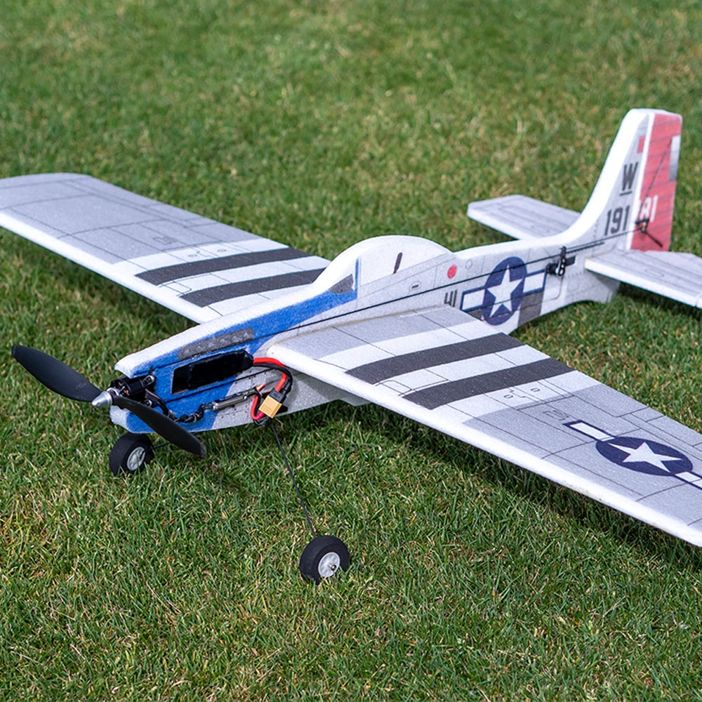 Dancing Wing E45 P-51 1000mm EPP RC Fighter Airplane Kit - Complete with Motor, Props, Servo & ESC Power Combo