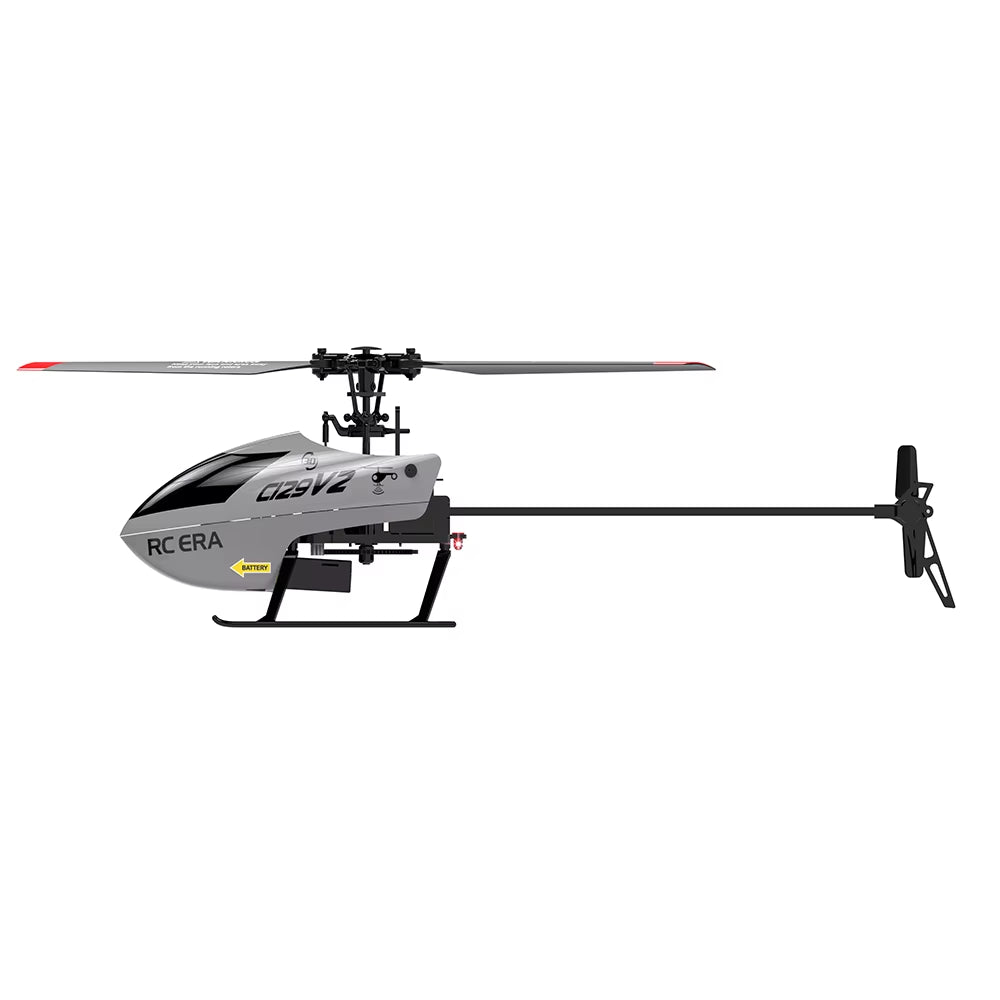 C129V2 RTF RC Helicopter - 2.4GHz 6-Axis Gyro & One-Click 3D Flip - Perfect for Hobbyists!