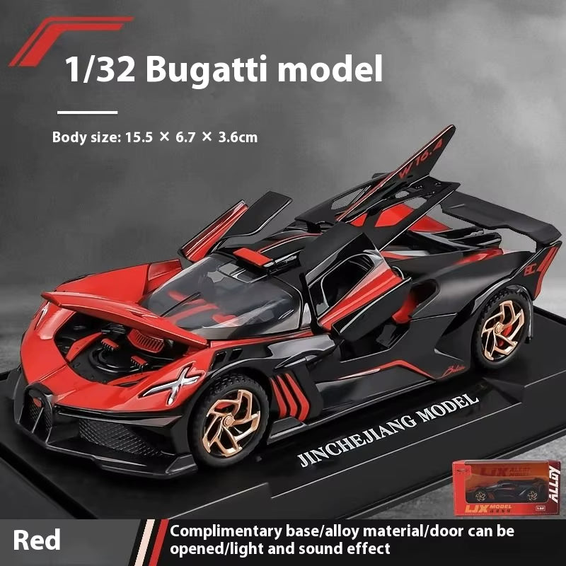 1:32 Bugatti Bolide Diecast Model Car - Premium Alloy Collectible for Display & Enthusiasts