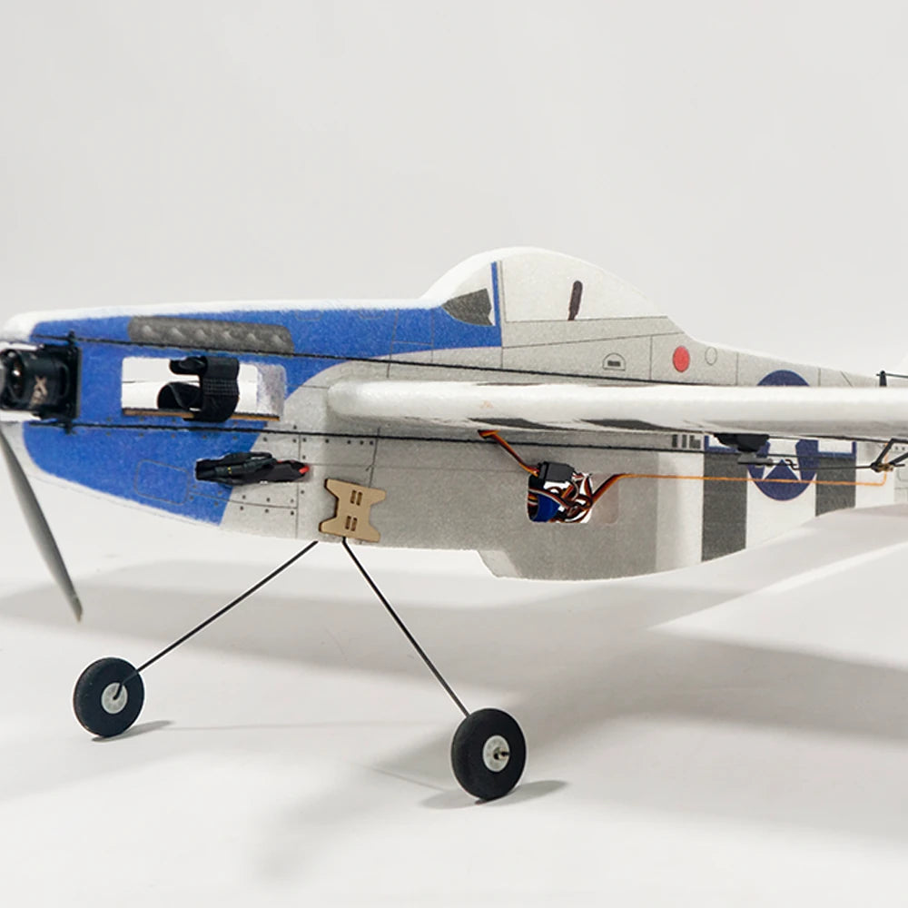 Dancing Wing E45 P-51 1000mm EPP RC Fighter Airplane Kit - Complete with Motor, Props, Servo & ESC Power Combo