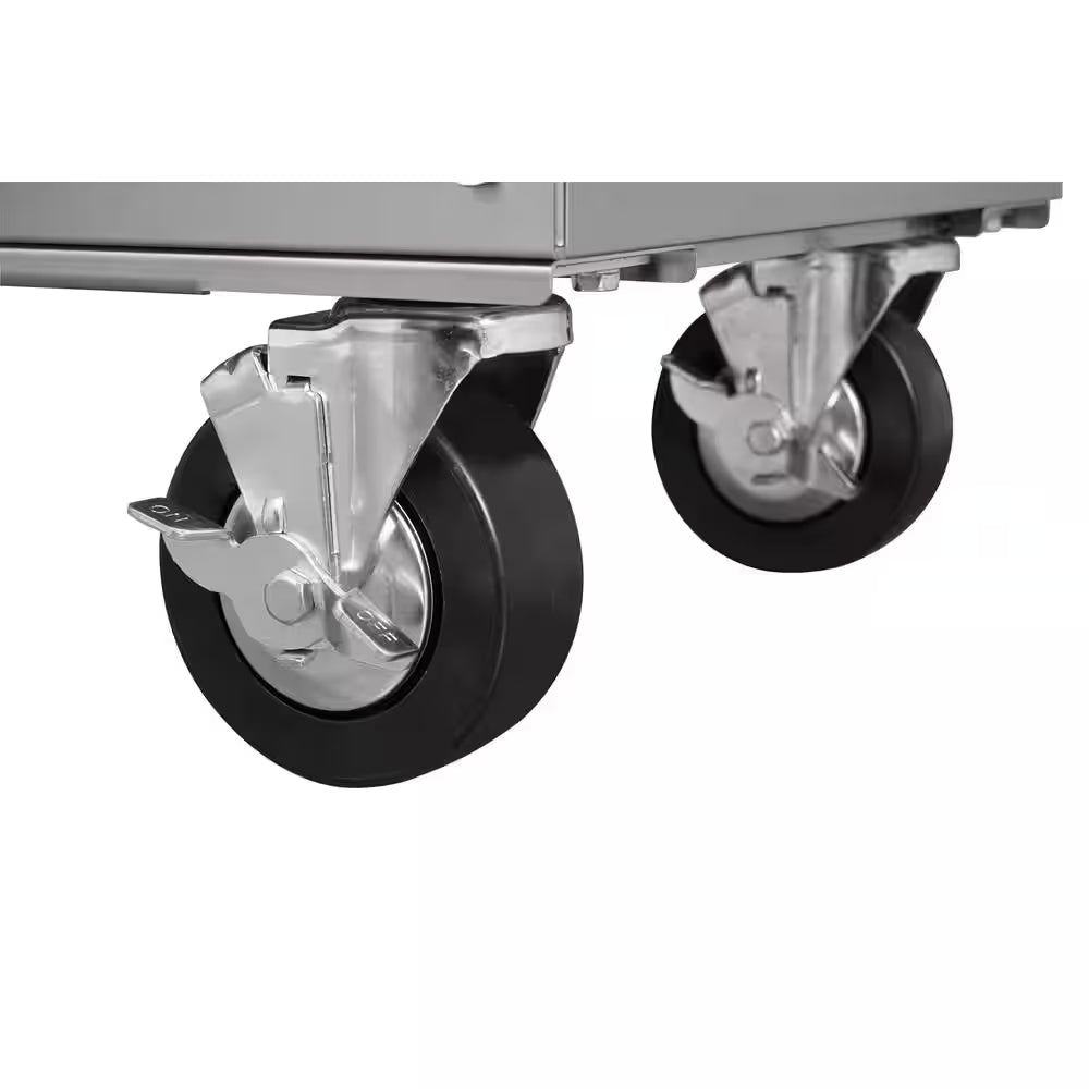 Premium 36-Inch Stainless Steel Utility Cart for Optimal Tool Organization