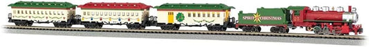Bachmann Trains Spirit of Christmas N Scale Ready-to-Run Electric Train Set - 0.5 Liters