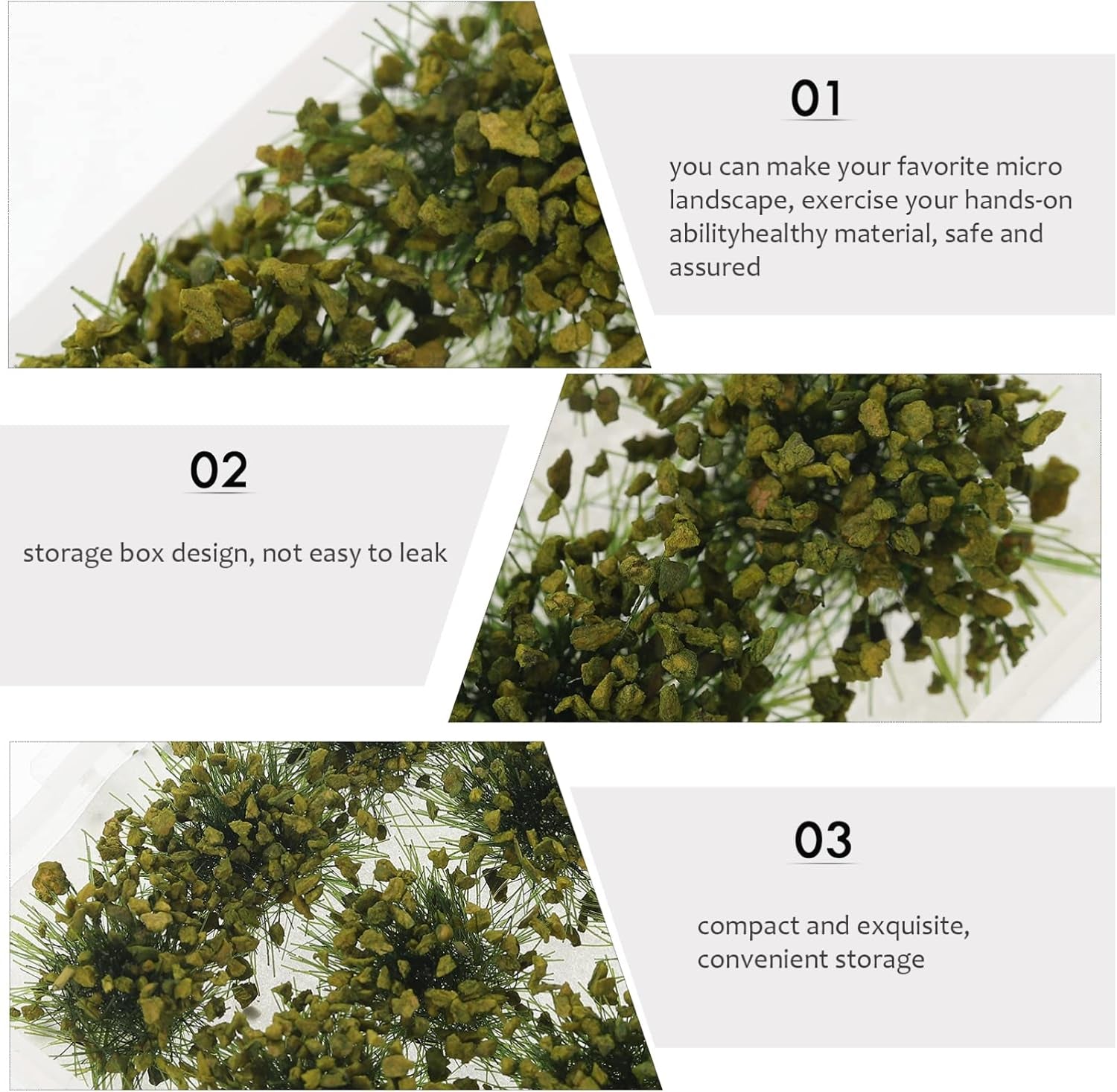 EXCEART Realistic Miniature Shrubs for Stunning Landscape Decor and Sand Table Models