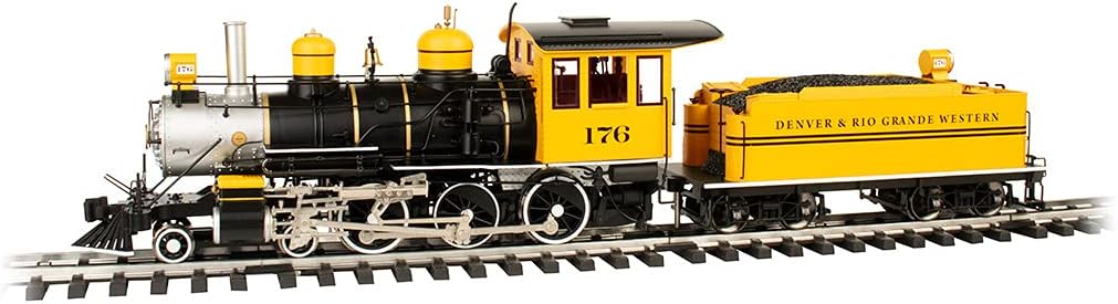 Bachmann Trains 4-6-0 Steam Locomotive with Metal Gears - D&RGW™ Bumble Bee - Large G Scale Model