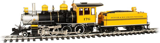 Bachmann Trains 4-6-0 Steam Locomotive with Metal Gears - D&RGW™ Bumble Bee - Large G Scale Model
