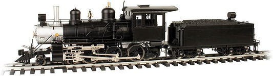 Bachmann Trains 4-6-0 Steam Locomotive with Metal Gears - Unlettered Black Finish - Large G Scale