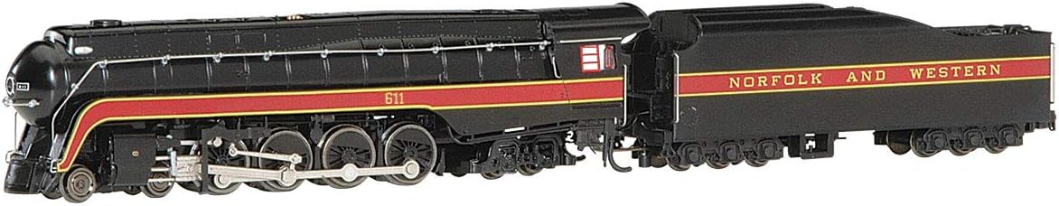 Bachmann Trains Norfolk & Western Class J 4-8-4 DCC Sound Value Steam Locomotive N&W #611 N Scale Model (53253)