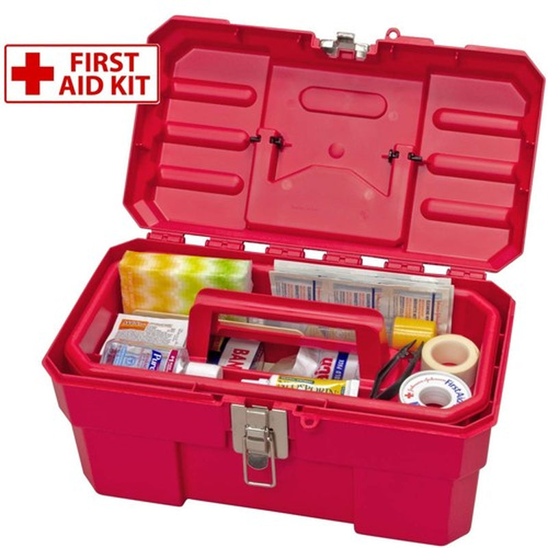 Akro-Mils Probox Plastic Toolbox with Removable Tray for Tools and Hobbies