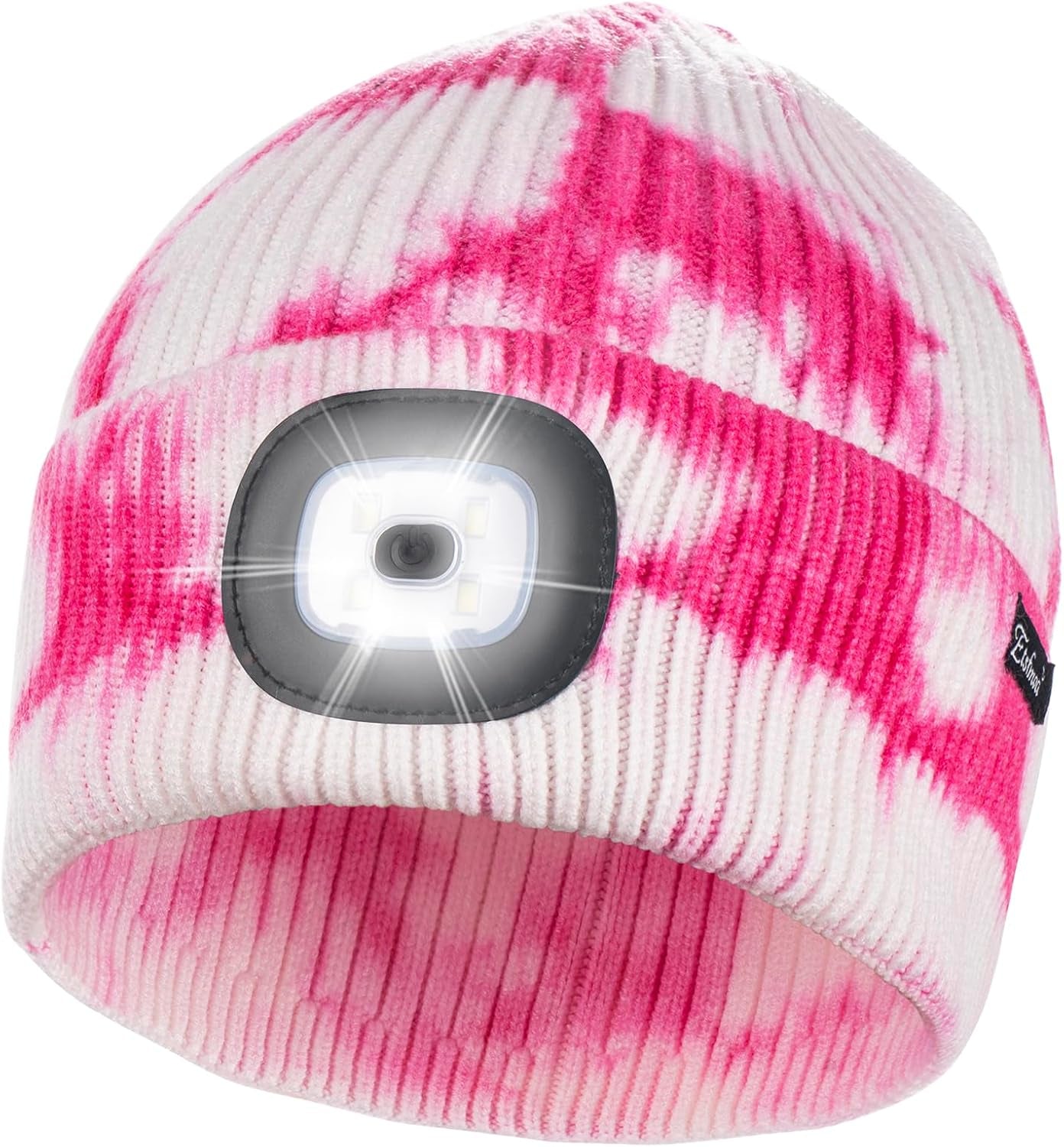Etsfmoa Unisex USB Rechargeable Beanie with Light - Ideal Gift for Men, Dads, and Fathers
