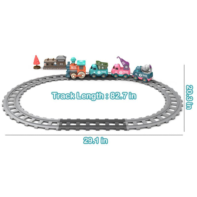 Exciting BOTICAKO Electric Train Set for Toddlers - Magnetic Train Toy with Tracks & Accessories, Perfect Gift for Boys & Girls 3+!