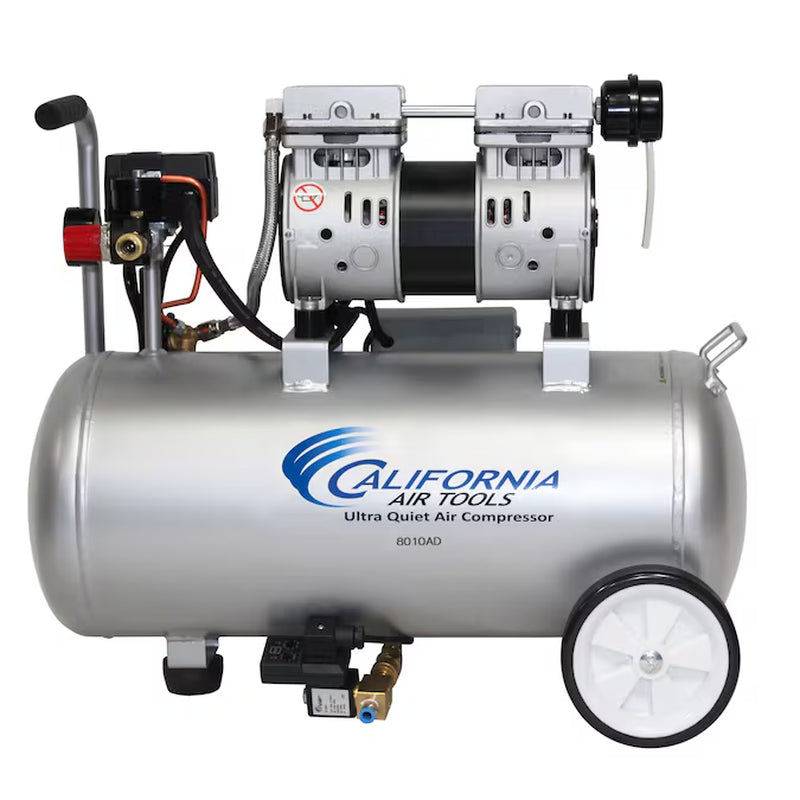 8-Gallon Portable Electric Air Compressor with 120 PSI Capacity