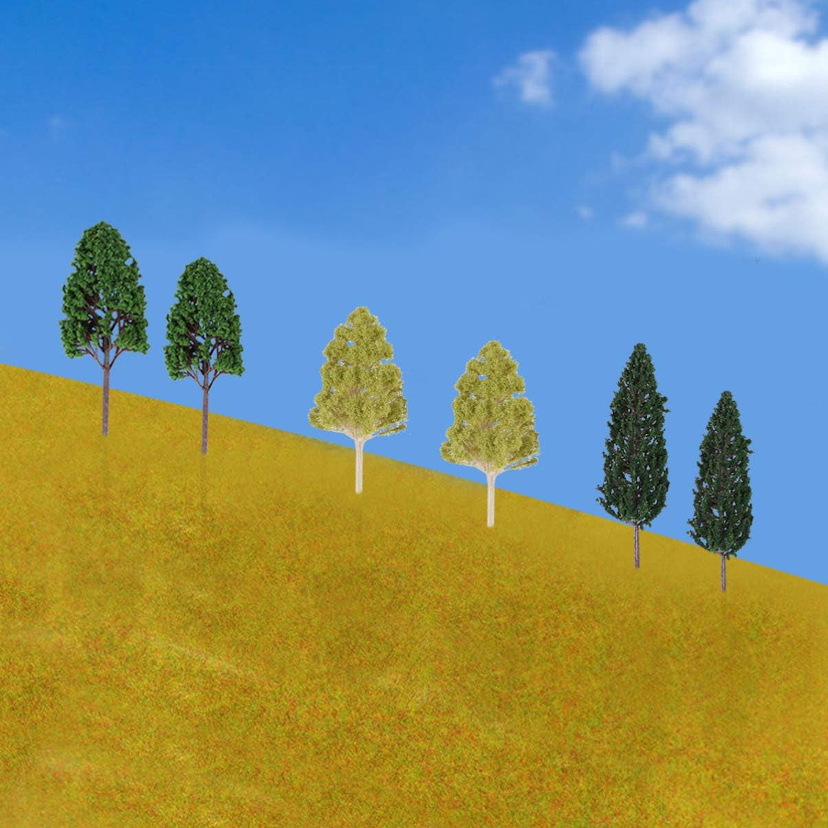 27-Piece BESPORTBLE Model Trees Set for Stunning Train Scenery and Architectural Landscapes