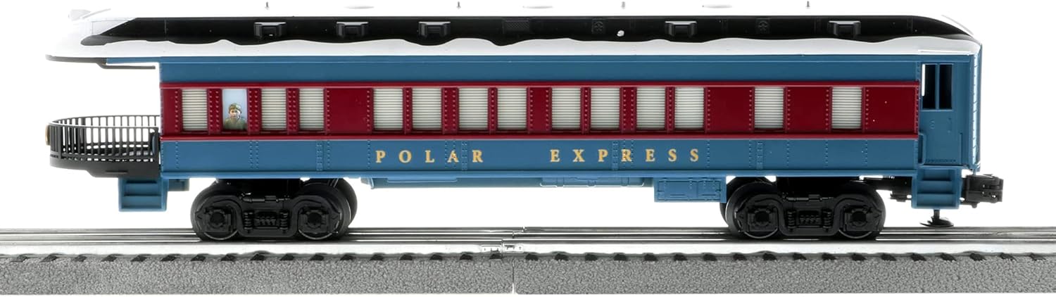 Lionel Polar Express Electric O Gauge Model Train Set with Bluetooth 5.0 and Remote Control