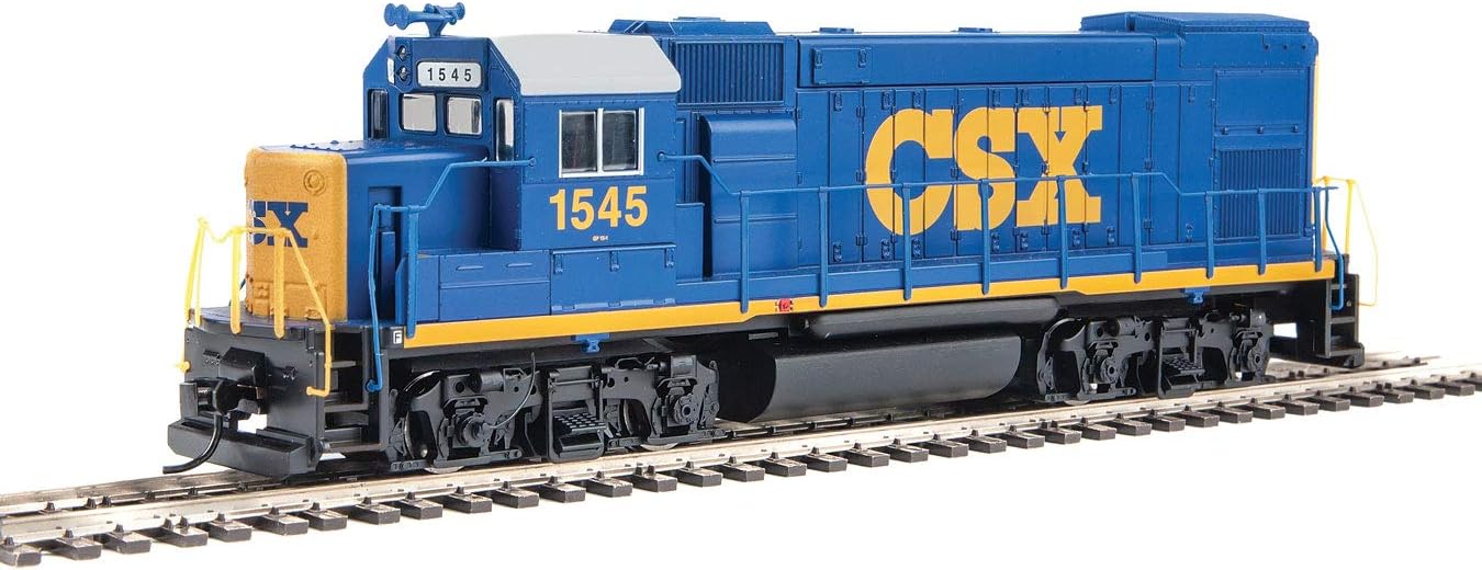 Walthers Trainline HO Scale EMD GP15-1 Diesel Locomotive - Standard DC - CSX YN3 Livery (Blue, Yellow, White)