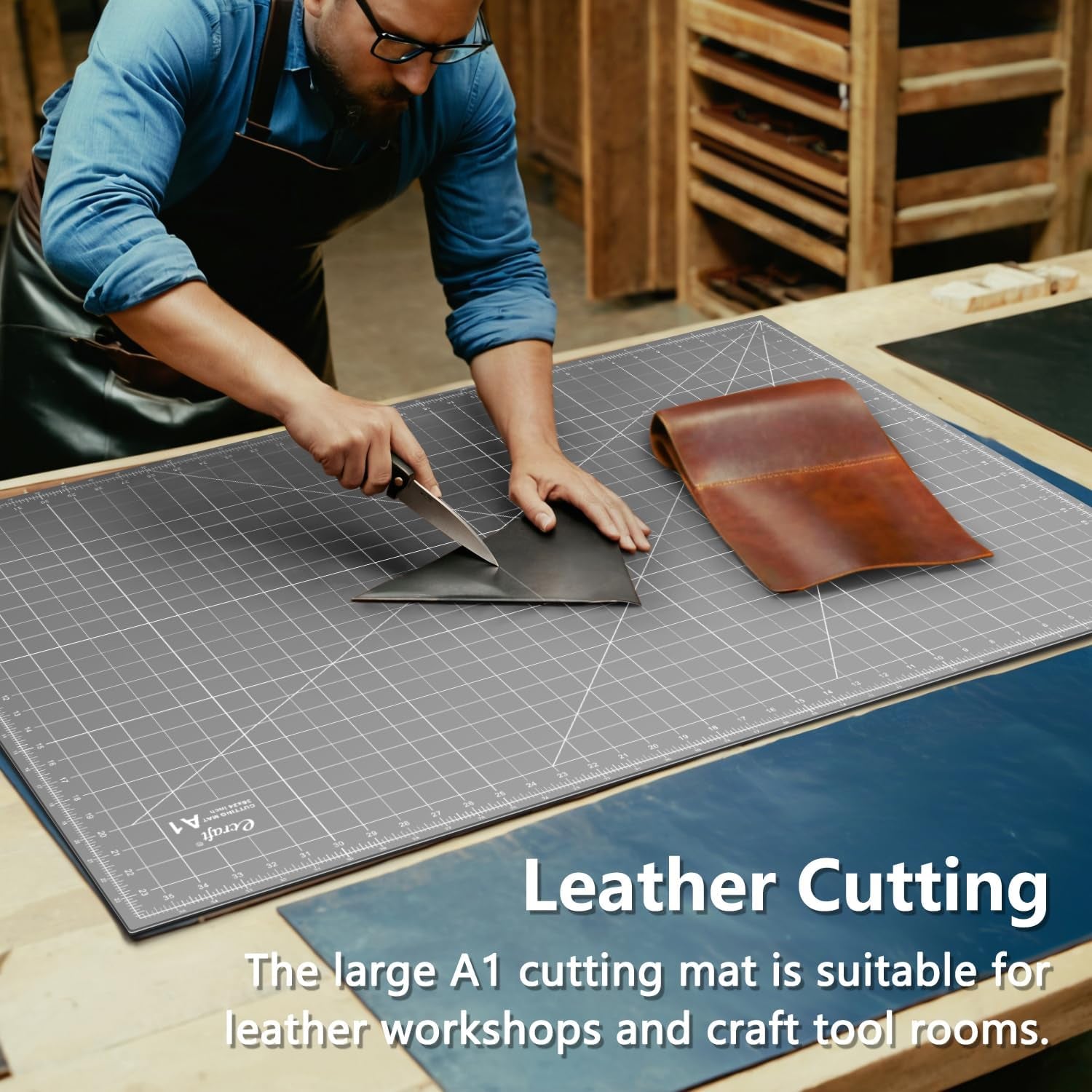 Premium Double-Sided Self-Healing Cutting Mat - 24" x 36" - 5-Ply A1 Crafting Essential