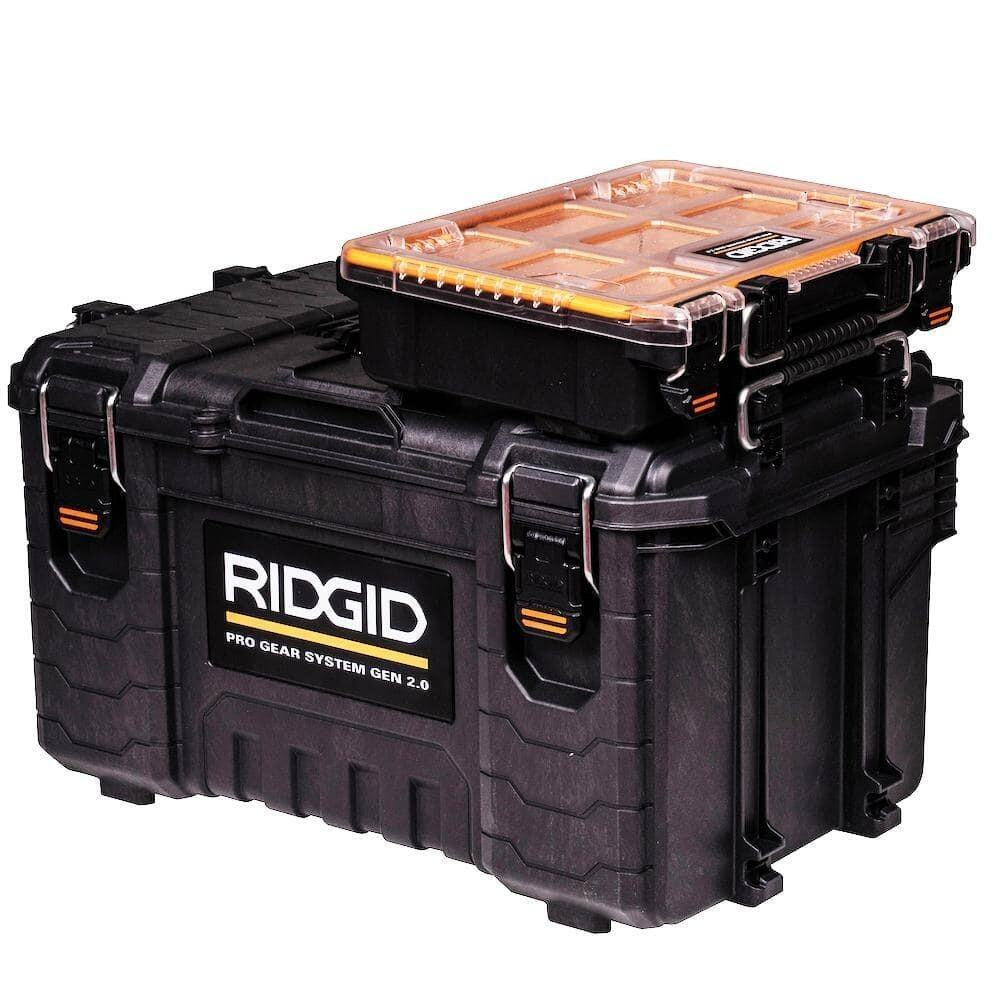 Ridgid Compact Pro Gear System Small Parts Organizer with 6 Compartments - New