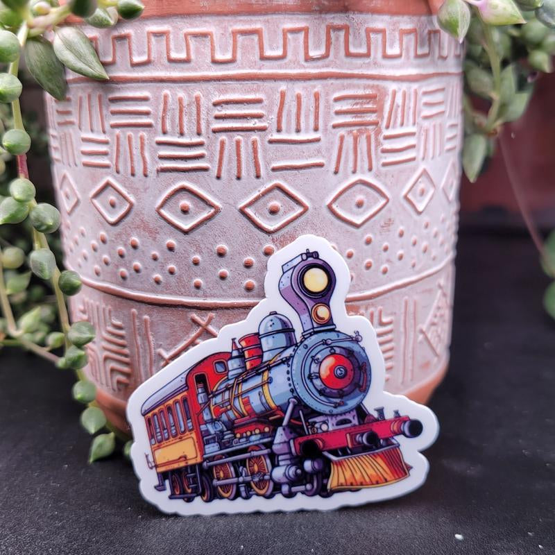 Lifetime-Lasting Vinyl Stickers: Perfect for Train Enthusiasts - Classic Toy Train Designs!