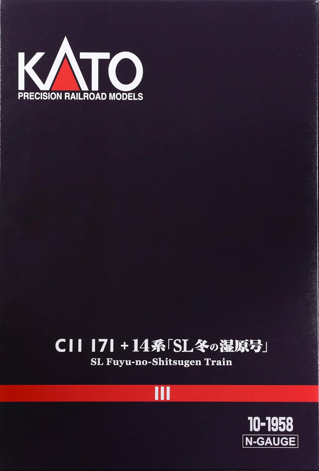 KATO N Gauge C11 171 + 14 Series 500 Series SL Winter Wetland 6-Car Set, Special Edition Railway Model, 10-1958 Steam Locomotive