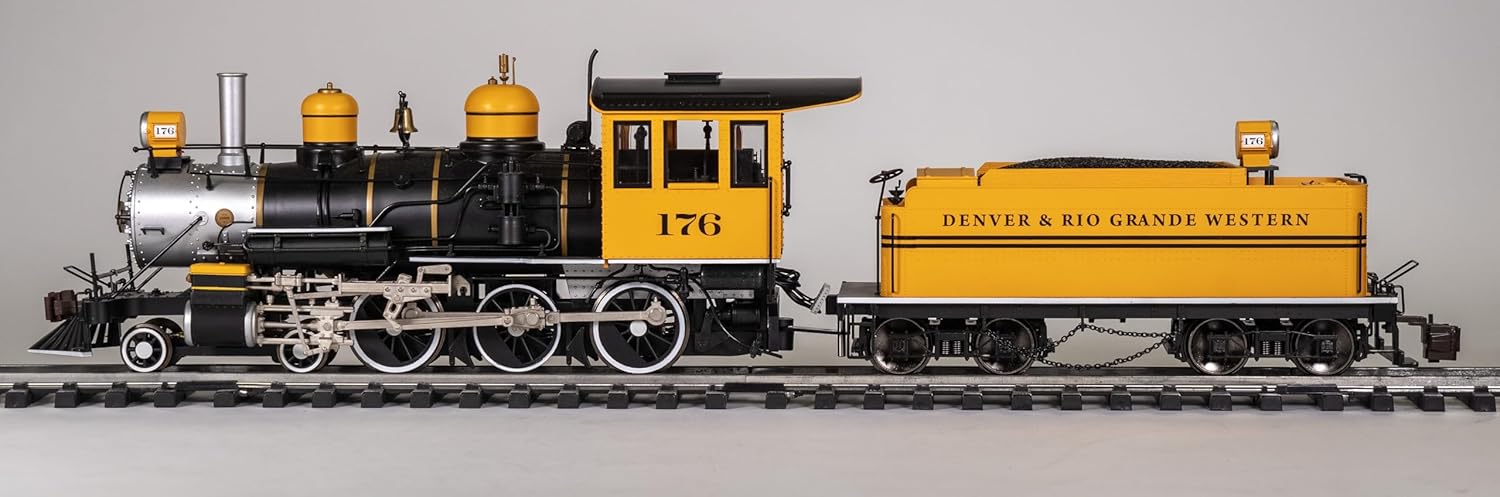 Bachmann Trains 4-6-0 Steam Locomotive with Metal Gears - D&RGW™ Bumble Bee - Large G Scale Model