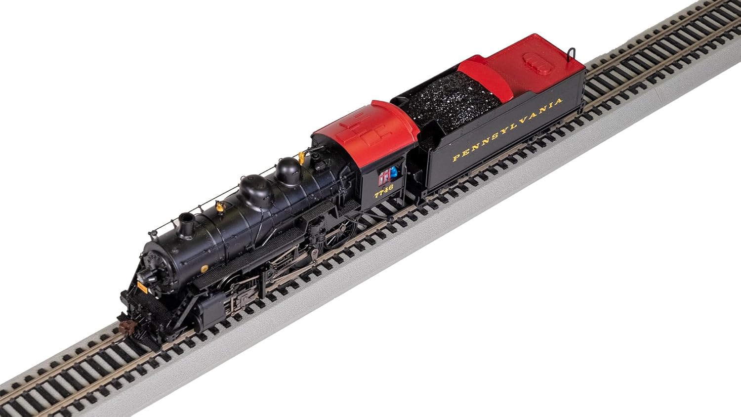 Bachmann Trains 2-8-0 Consolidation DCC Sound Value Equipped Locomotive, Pennsylvania #7746, HO Scale
