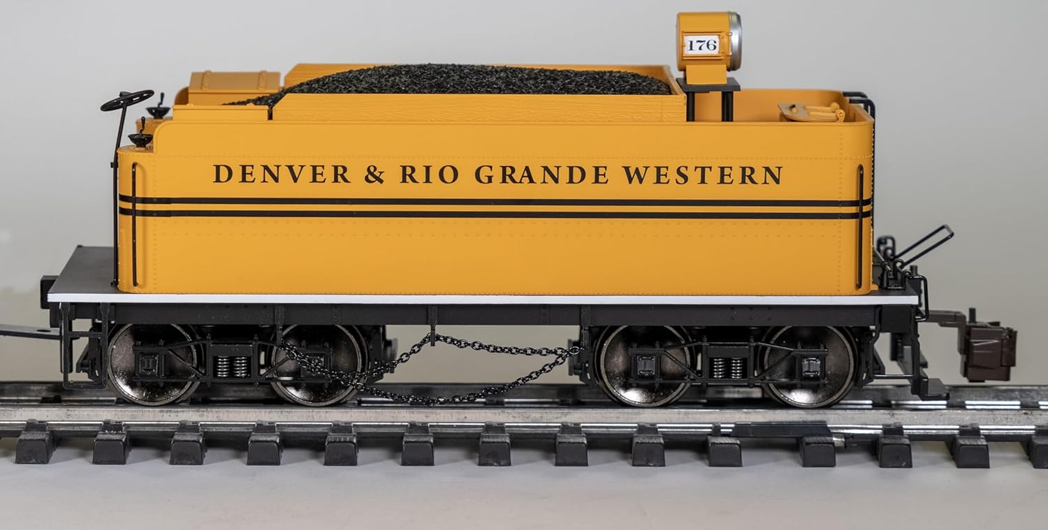 Bachmann Trains 4-6-0 Steam Locomotive with Metal Gears - D&RGW™ Bumble Bee - Large G Scale Model