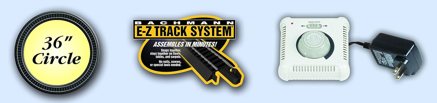Bachmann Trains Pacific Flyer HO Scale Electric Train Set - Ready to Run