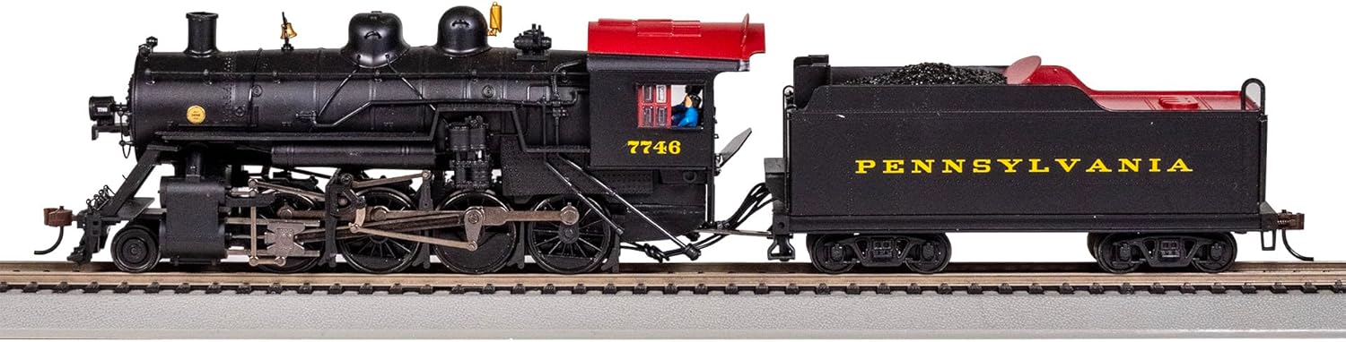 Bachmann Trains 2-8-0 Consolidation DCC Sound Value Equipped Locomotive, Pennsylvania #7746, HO Scale