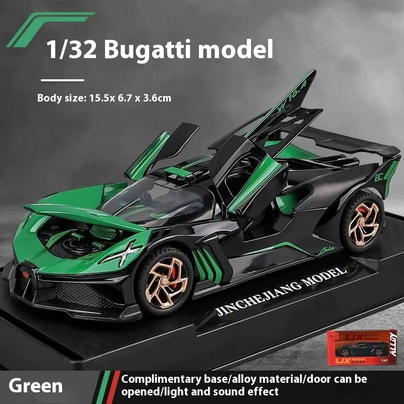 1:32 Bugatti Bolide Diecast Model Car - Premium Alloy Collectible for Display & Enthusiasts