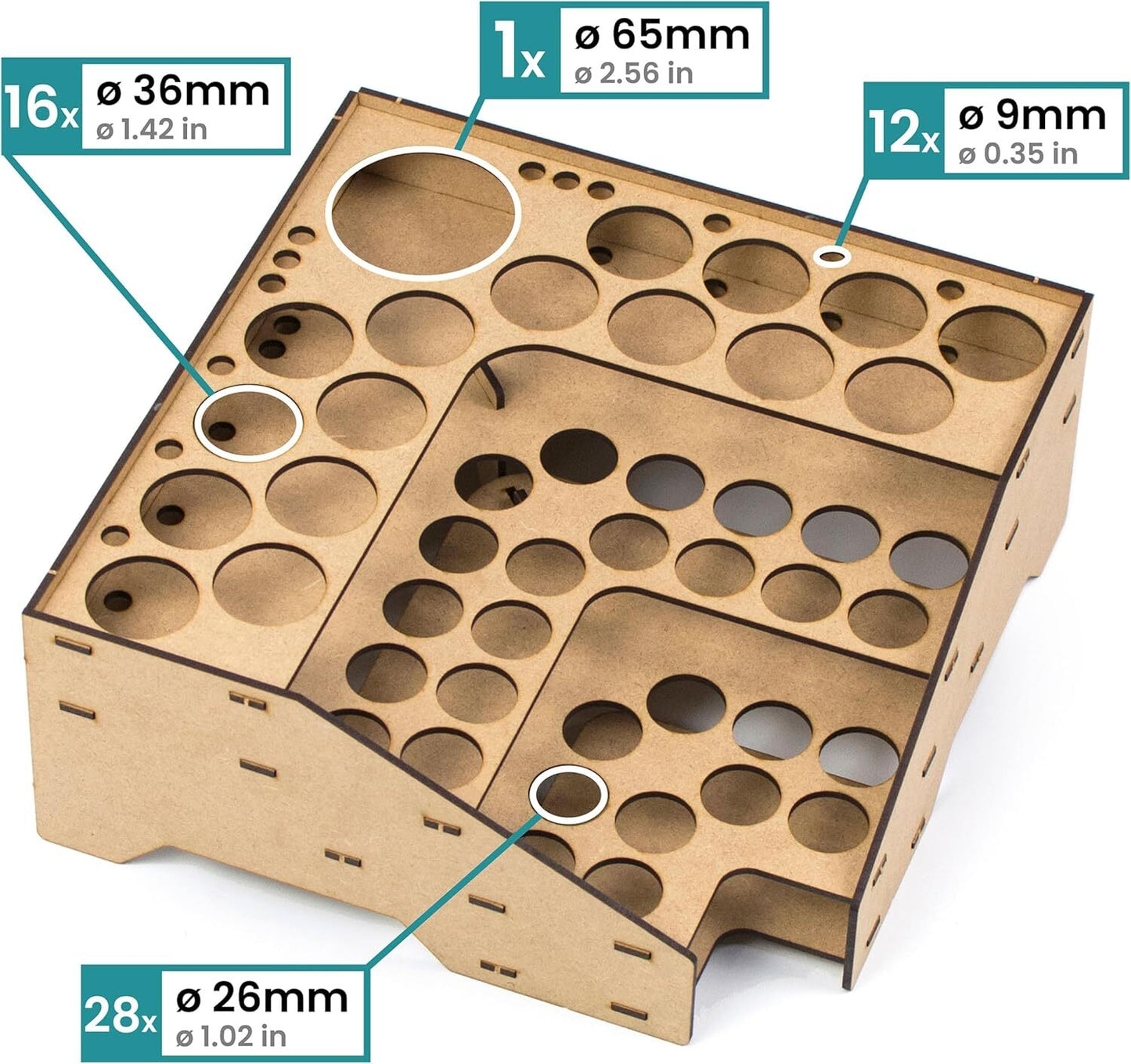 Vallejo Paint Rack - Premium Organizer for Model Paints and Hobby Crafts