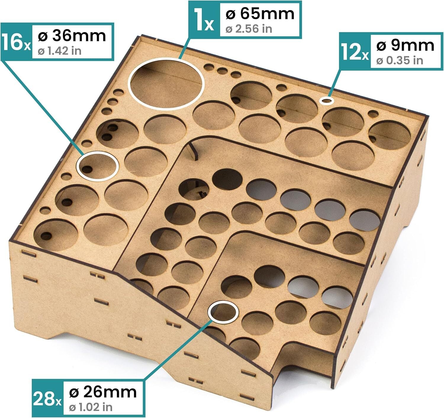 Vallejo Paint Rack - Premium Organizer for Model Paints and Hobby Crafts