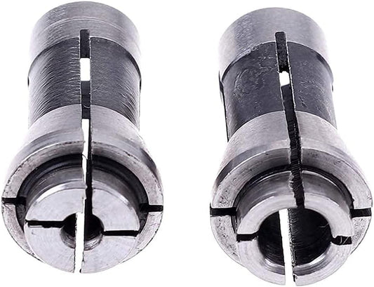 Luo Ke Industrial Die Grinder Collet Set - Durable Carbon Steel Chuck for 3mm and 6mm Arbors (Pack of 2)