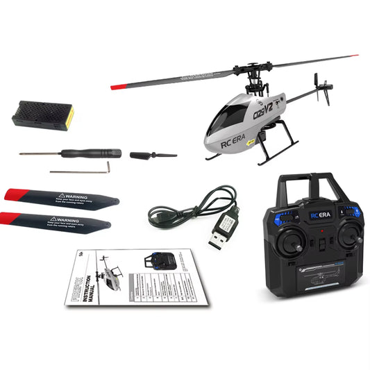 C129V2 RTF RC Helicopter - 2.4GHz 6-Axis Gyro & One-Click 3D Flip - Perfect for Hobbyists!