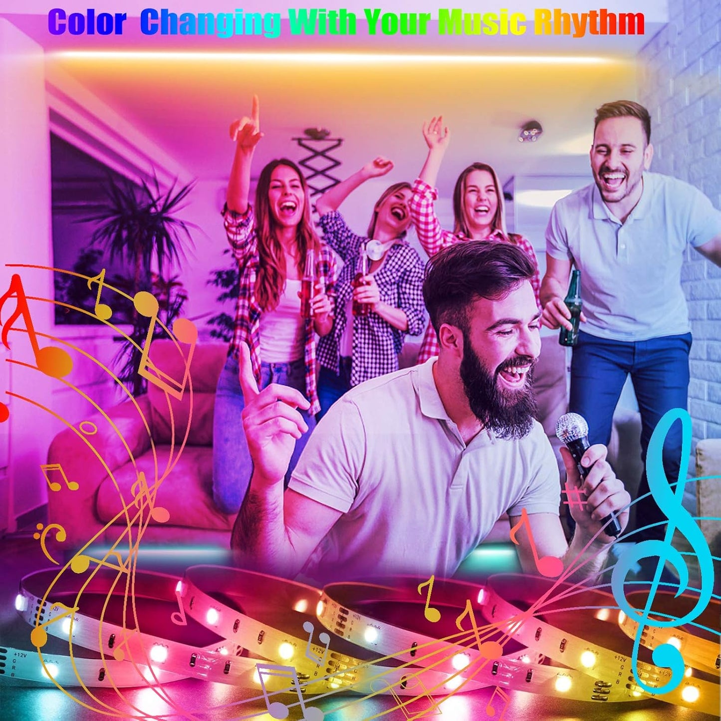 100Ft LED Strip Lighting