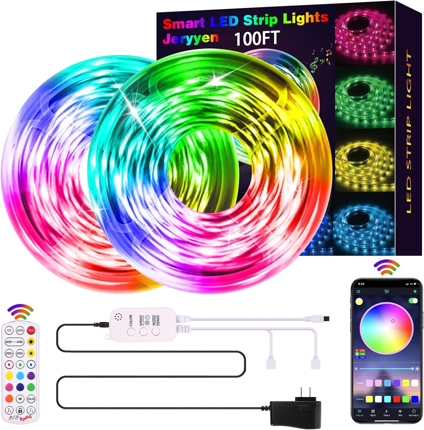 100Ft LED Strip Lighting