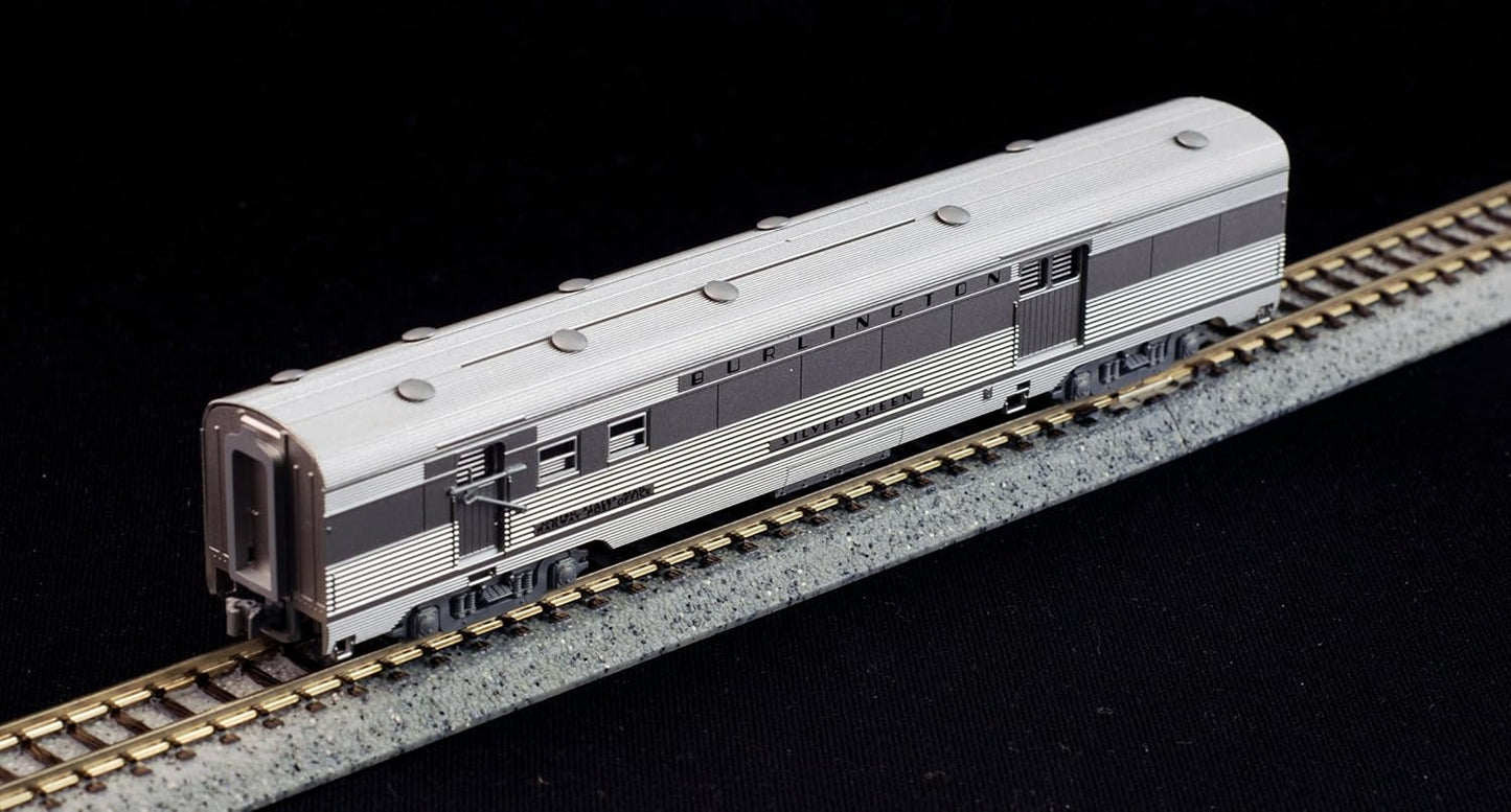 Kato USA N Scale CB&Q Streak Zephyr UNITRACK Starter Set - Silver