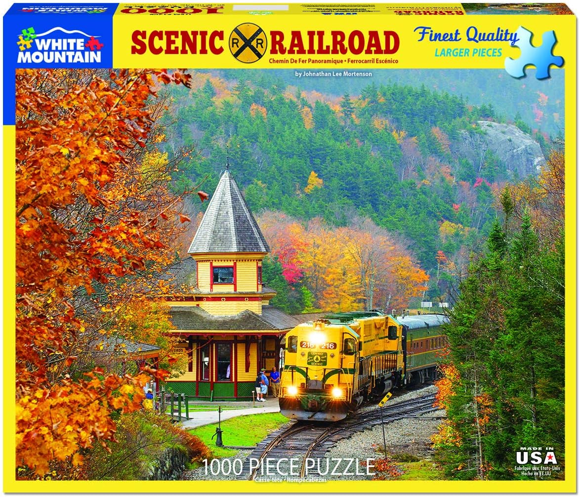 Scenic Railroad 1000-Piece Jigsaw Puzzle by White Mountain Puzzles