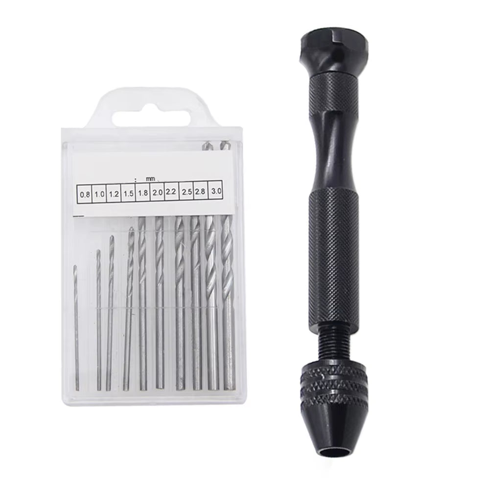 Professional Hand Drill Bit Set (0.8mm-3.0mm) for Woodworking and Rotary Tool Applications
