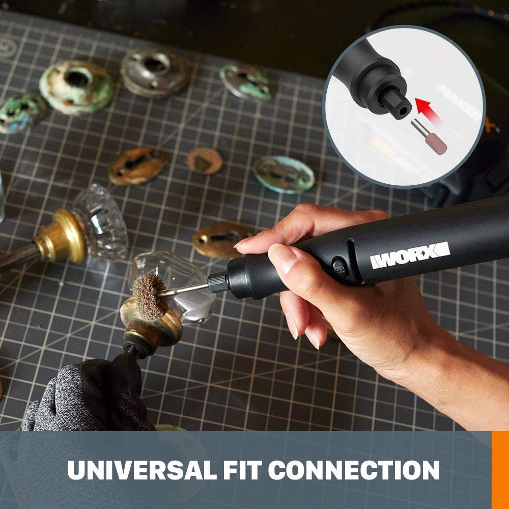 Worx MAKERX WX988L Crafting Tool Combo Kit - Versatile Rotary Tool and Wood/Metal Crafting Solution for Creative Projects